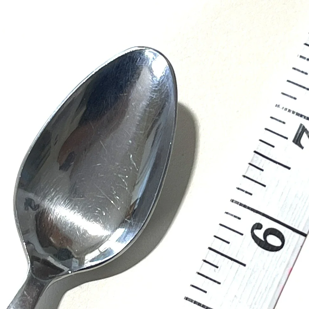 Vintage Tea Spoon Ekco Eterna Epic Canoe Muffin Silverware Flatware MCM Teaspoon